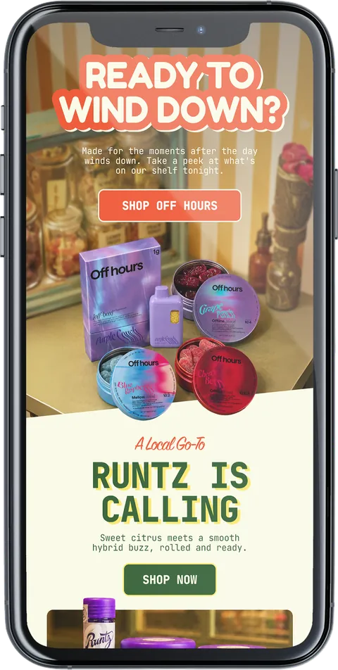 Tact campaign on a phone