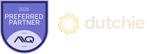Alpine IQ Preferred Partner badge and Dutchie Certified Partner logo